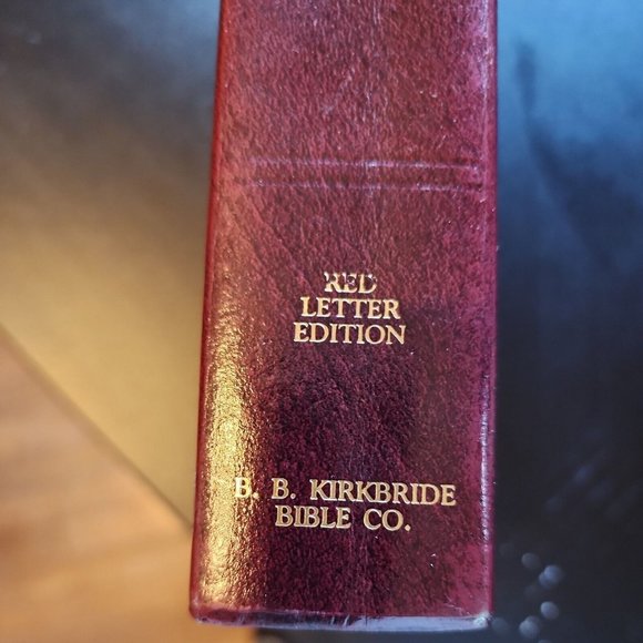 Thompson Chain Reference Bible NIV Red Letter Edition Kirkbride Hardcover 1990 - Picture 3 of 12
